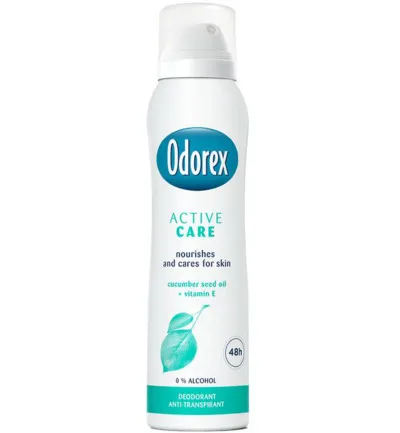 Odorex Body heat responsive spray active care (150 ml)