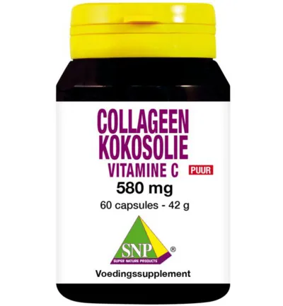 Snp Collageen Kokosolie Vitamine C Puur (60 capsules)