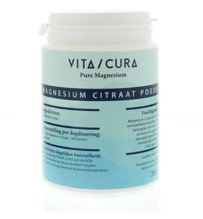 Vita Cura Magnesium citraat poeder (200 gr)