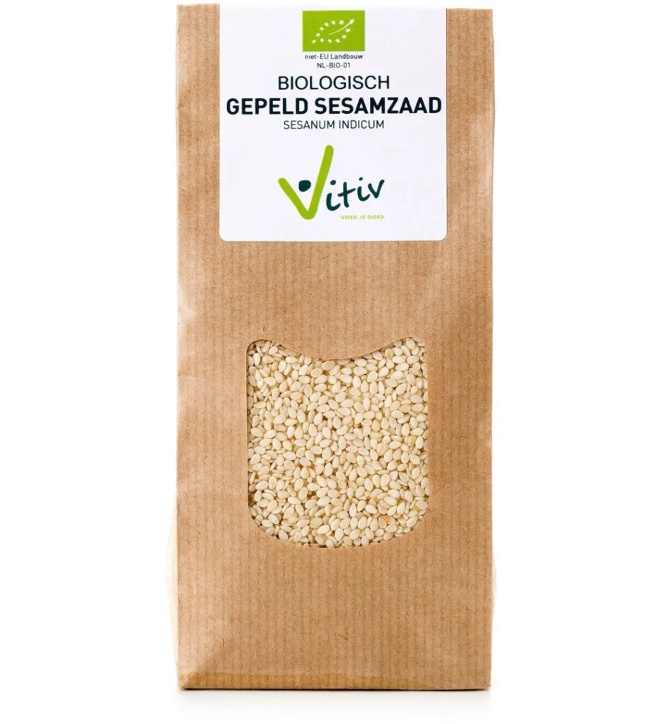 Vitiv Sesamzaad Wit Gepeld Bio (500 gr)