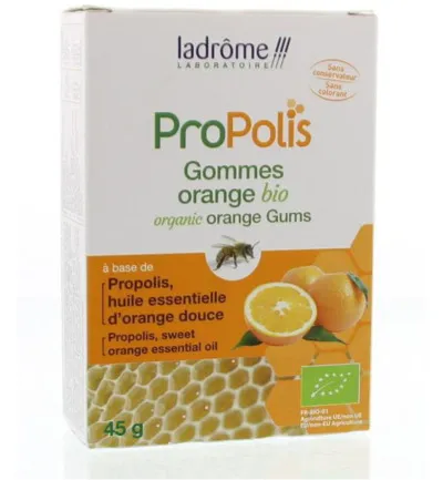 Ladrôme Propolis gommetjes sinaas bio (45 gr)