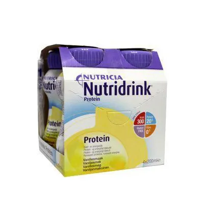 Nutridrink Protein Vanille 200ml (4 stuks)