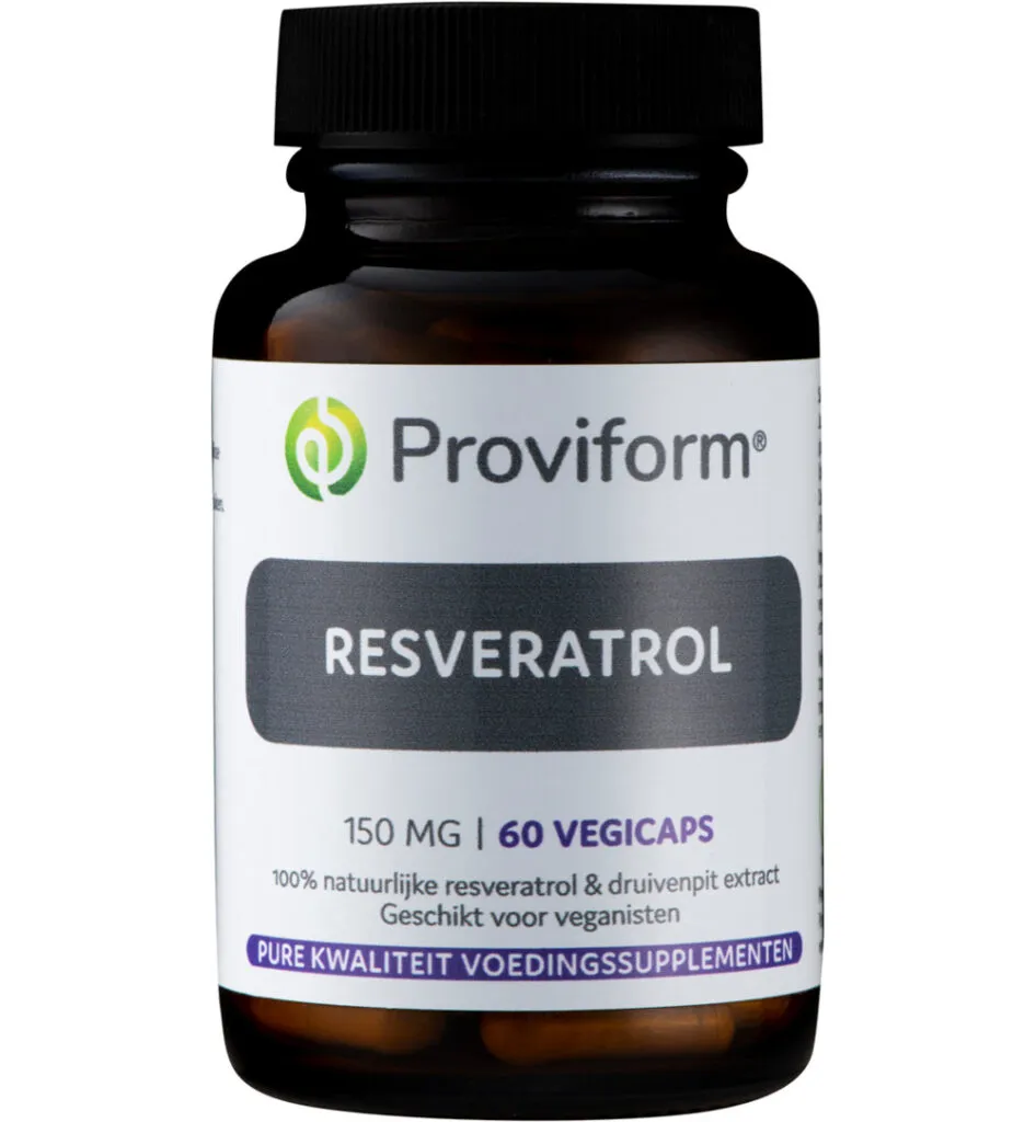 Proviform Resveratrol 150 Mg + 50 Mg Druivenpitextract (60 vega capsules)