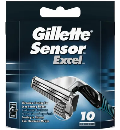 Gillette Sensor excel mesjes (10 stuks)
