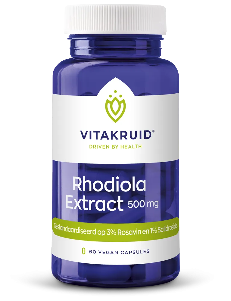 Vitakruid Rhodiola Extract 500 Mg 3% Rosavin 1% Salidroside (60 vega capsules)
