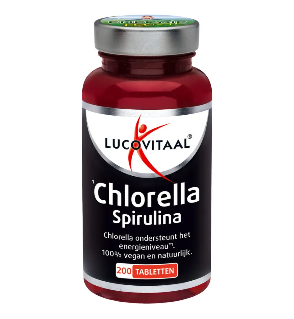 Lucovitaal Chlorella Spirulina (200 tabletten)