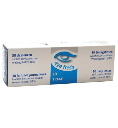 Eye Fresh Daglenzen -4.50 (1 x 30 stuks)