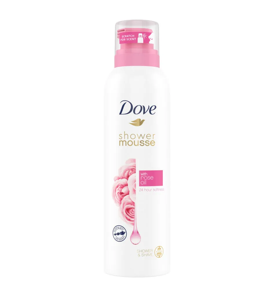 Dove Shower mousse rose oil (200 ml)
