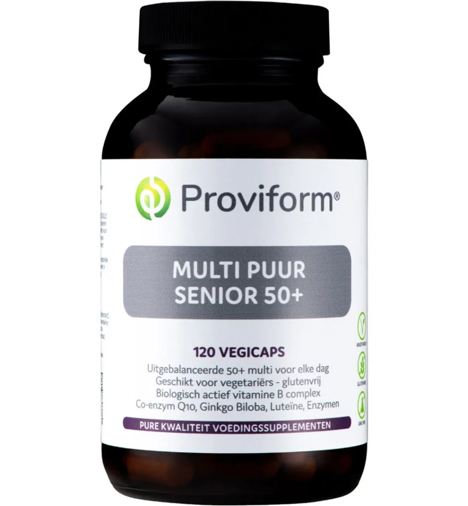 Proviform Multi Puur Senior 50+ (120 vega capsules)