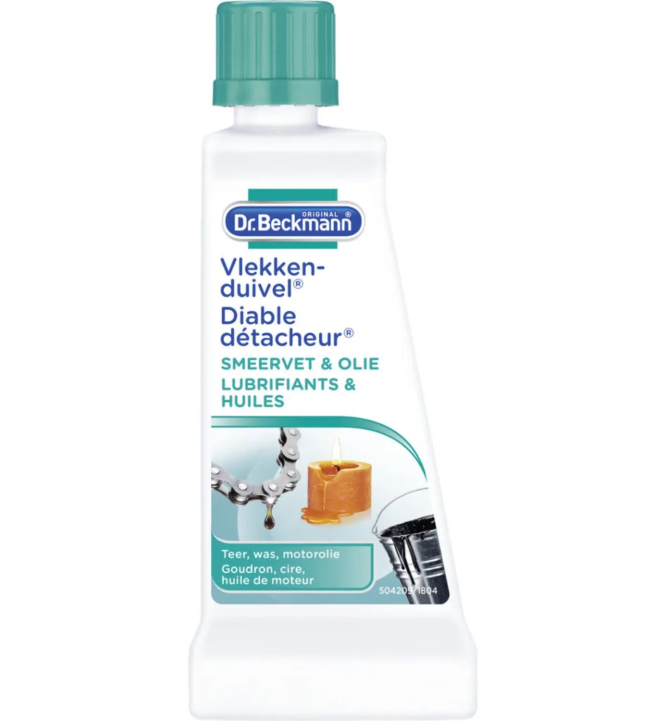 Dr. Beckmann Vlekkenduivel smeervet & olie (50 ml)