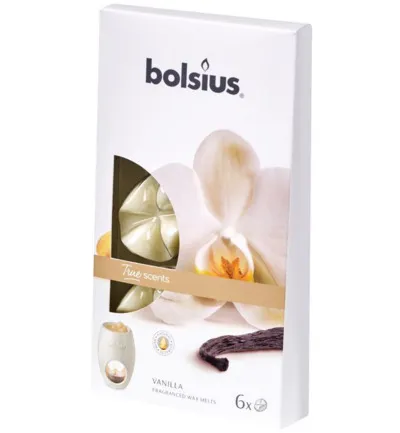 Bolsius True Scents Waxmelts Vanilla (6 stuks)