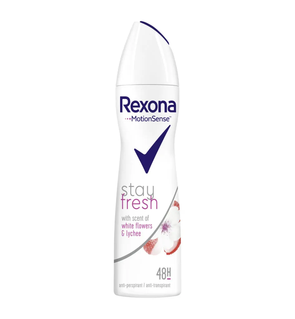 Rexona Deodorant spray stay fresh white flowers & lychee (150 ml)