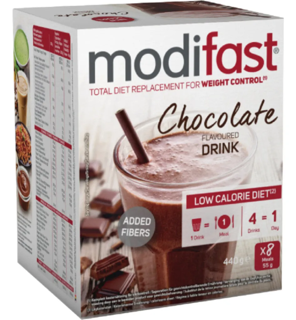 Modifast Intensive Milkshake Chocolade 8 Zakjes (440 gr)