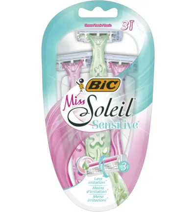 Bic Miss soleil sensitive shaver (3 stuks)