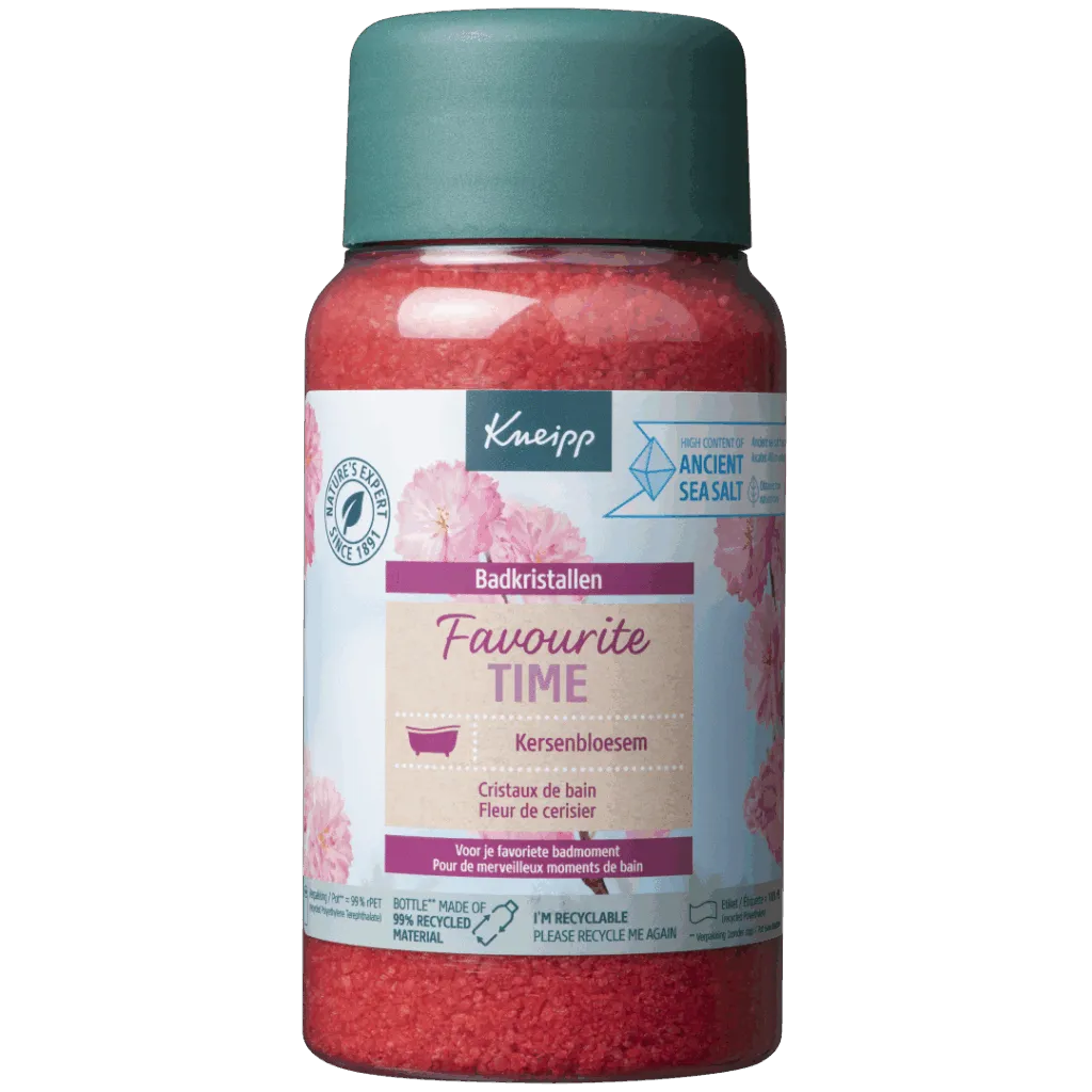 Kneipp Badkristallen favourite time cherry blossom (600 gr)