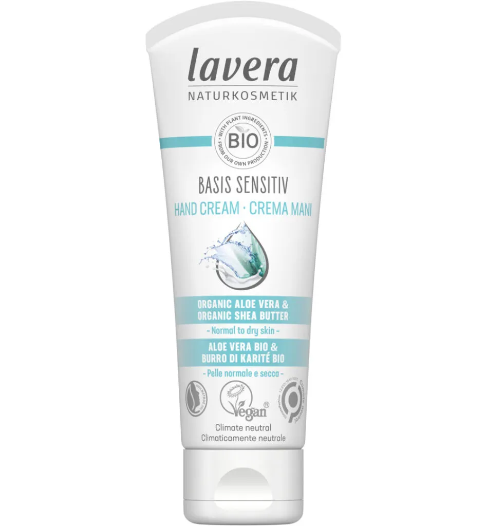 Lavera Basis Sensitiv handcreme/handcream bio EN-IT (75 ml)
