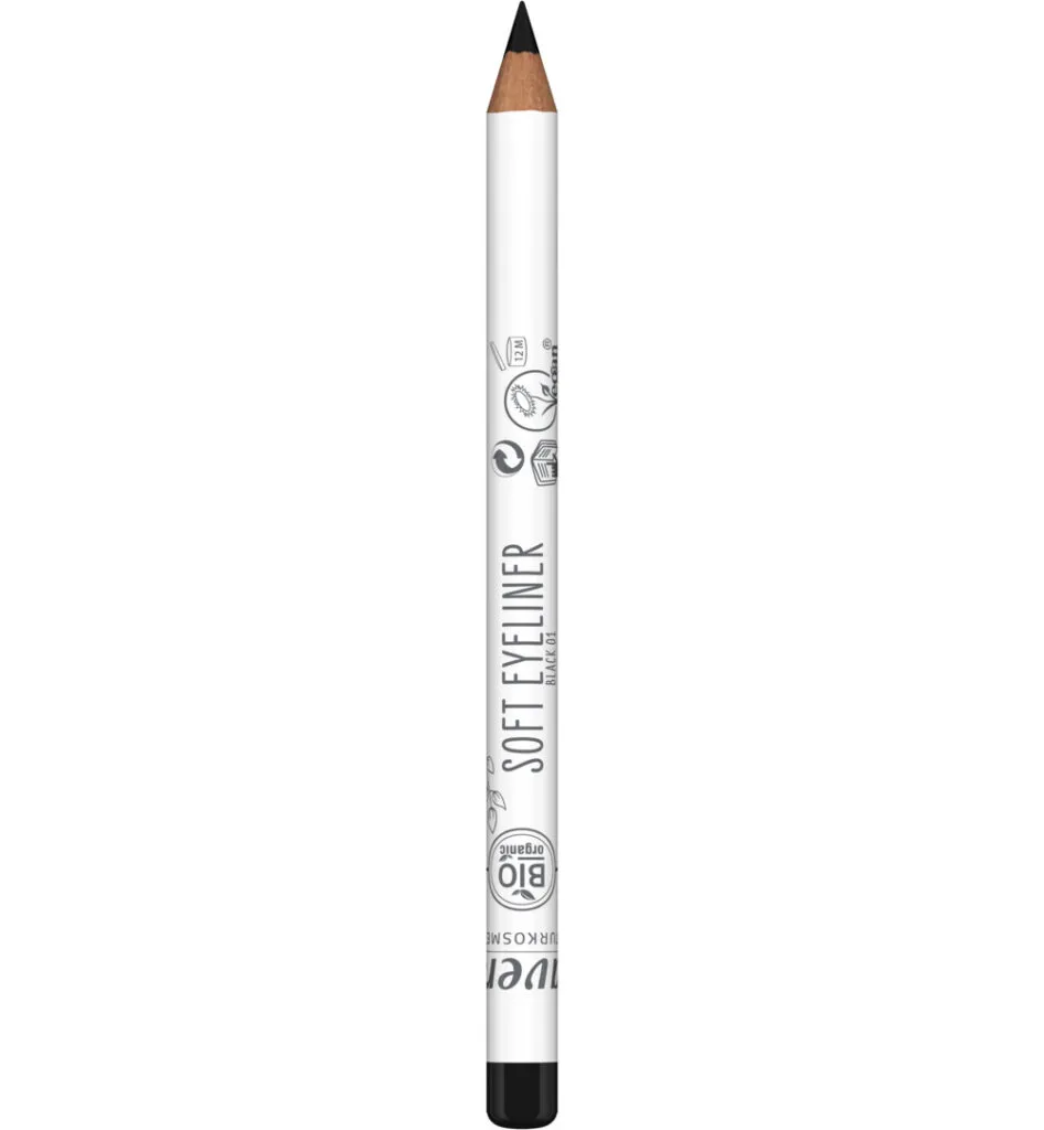 Lavera Soft eyeliner black 01 bio (1 stuk)