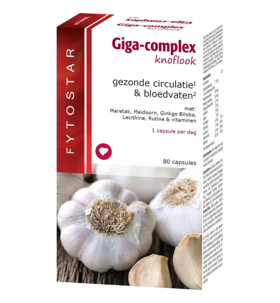 Fytostar Giga complex knoflook (80 capsules)