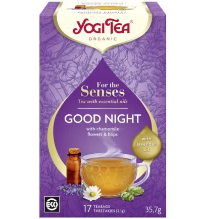 Yogi Tea Tea for the senses good night bio (17 stuks)