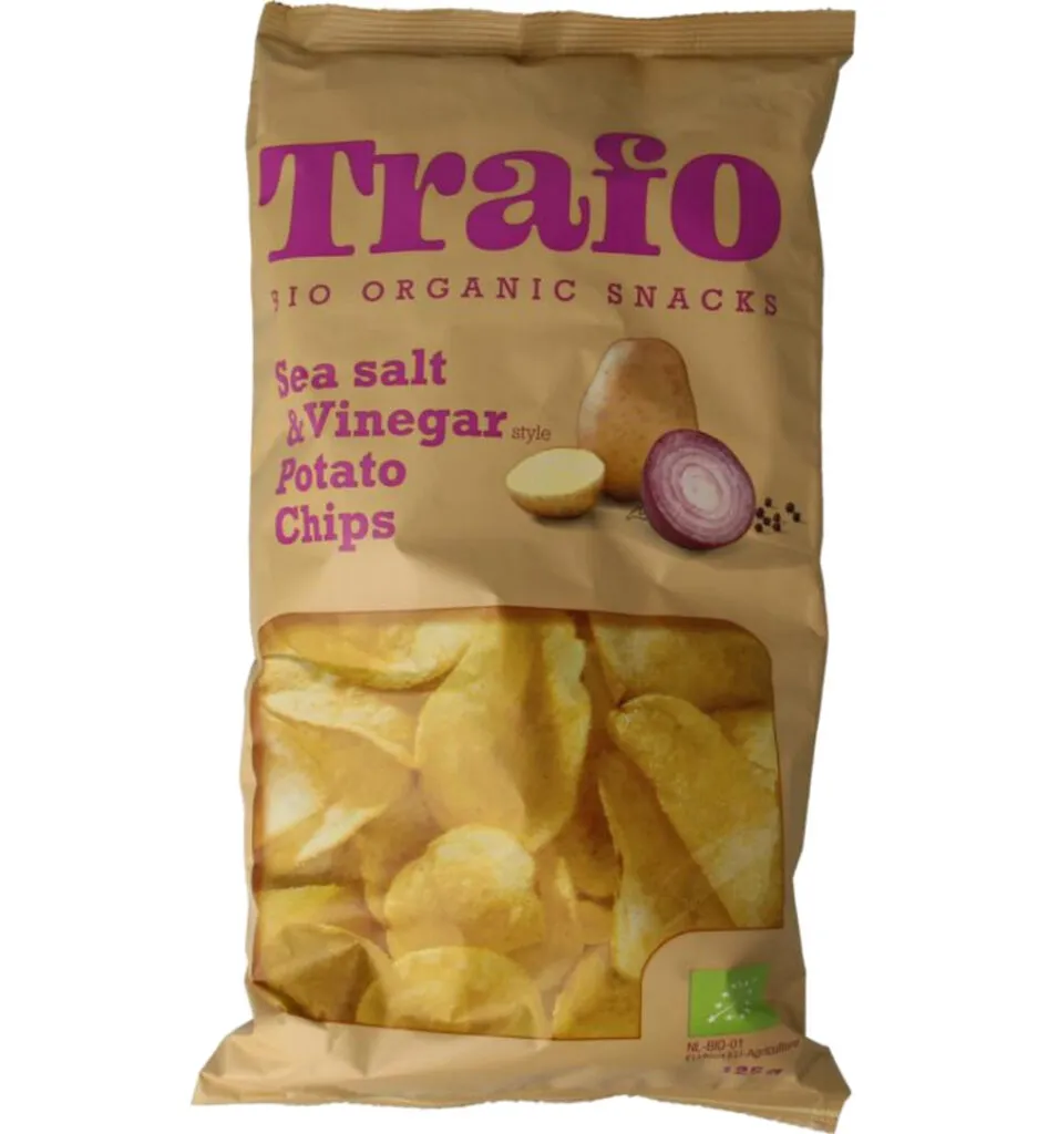 Trafo Chips handcooked salt & vinegar (125 gr)