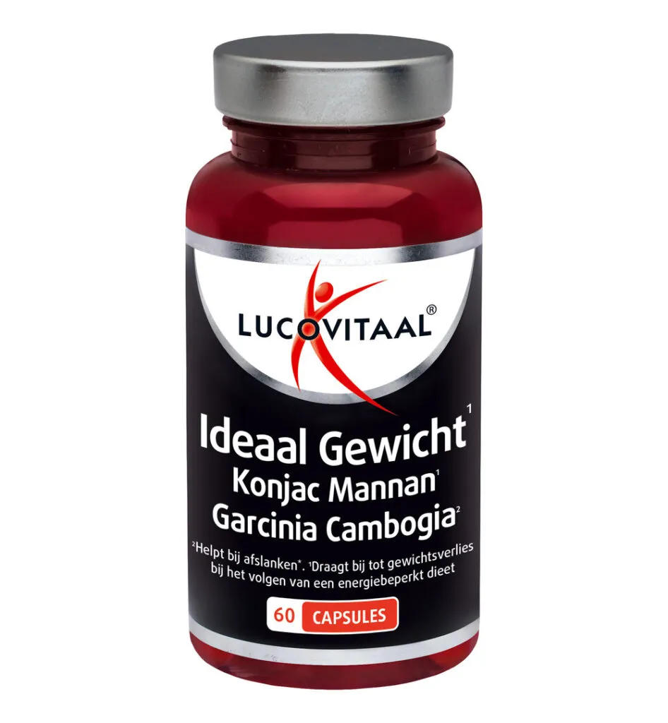Lucovitaal Ideaal Gewicht Konjac Mannan Garcinia Cambogia (60 capsules)