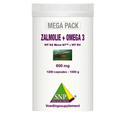 Snp Zalmolie & omega 3 megapack (1200 capsules)