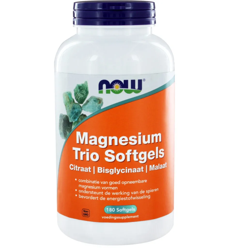 Now Magnesium trio  (180 softgels)