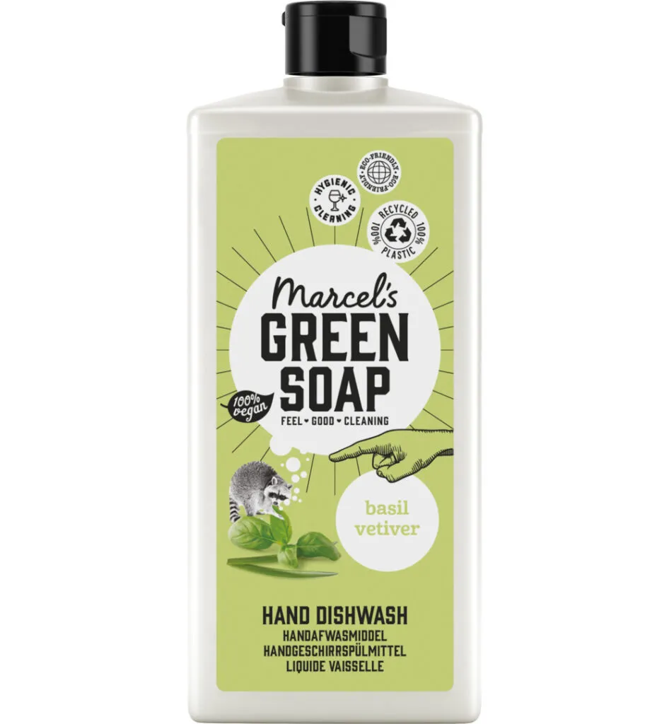Marcel's Green Soap Afwasmiddel basilicum & vertivertgras (500 ml)