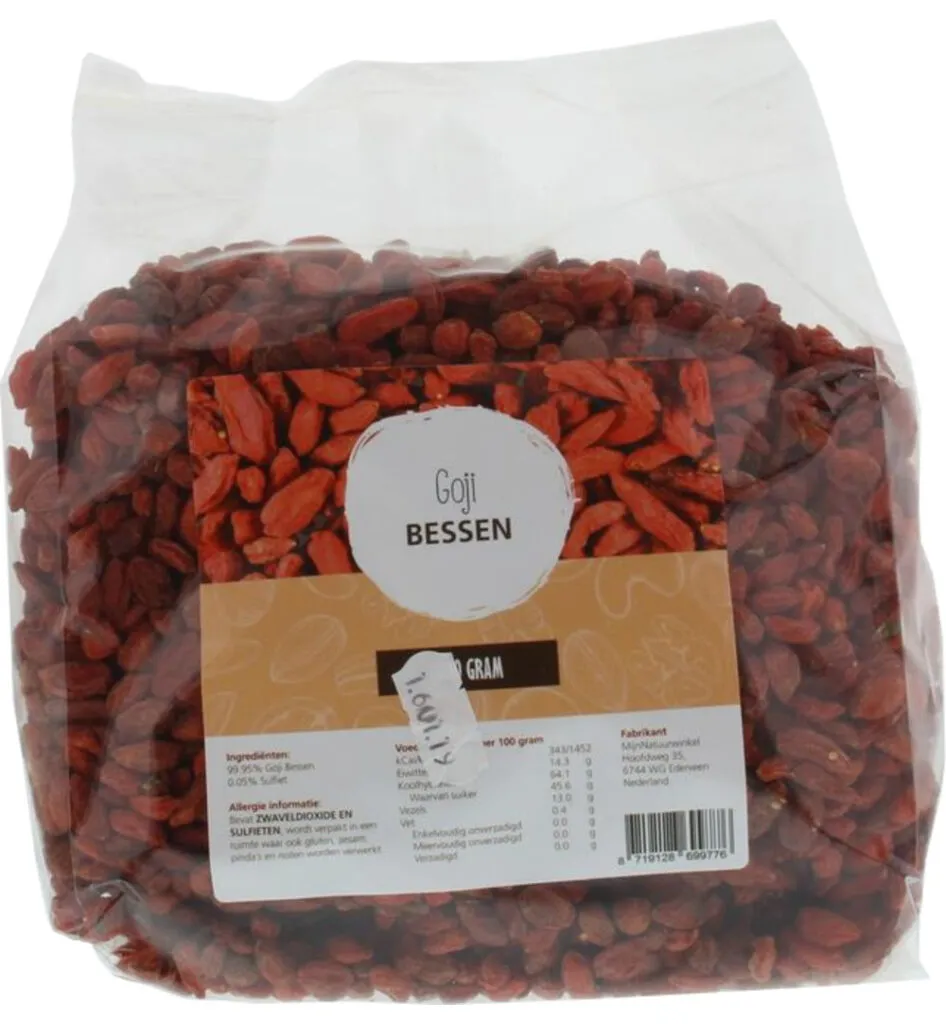 Mijnnatuurwinkel Goji Bessen (1000 gr)