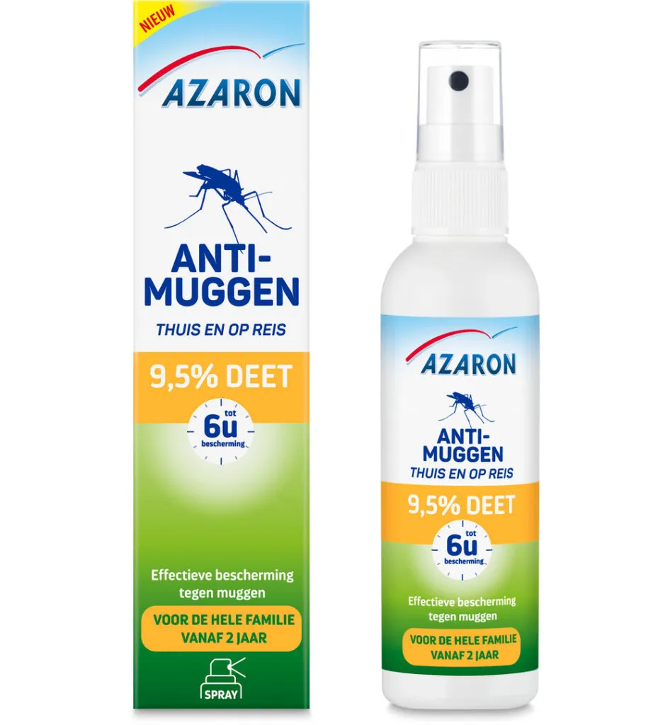 Azaron Anti muggen 9.5% deet spray (100 ml)