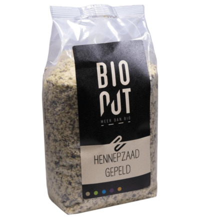 Bionut Hennepzaad Gepeld Bio (500 gr)