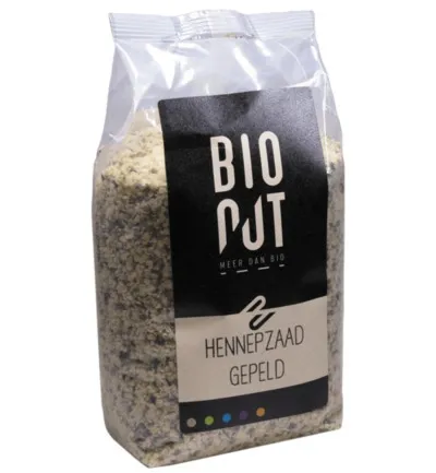 Bionut Hennepzaad Gepeld Bio (500 gr)