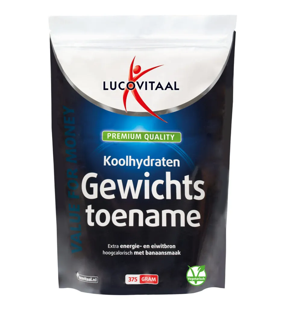 Lucovitaal Koolhydraten Gewichtstoename Poeder (375 gr)