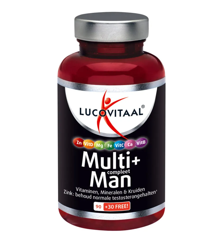 Lucovitaal Multivitamine Man (120 tabletten)