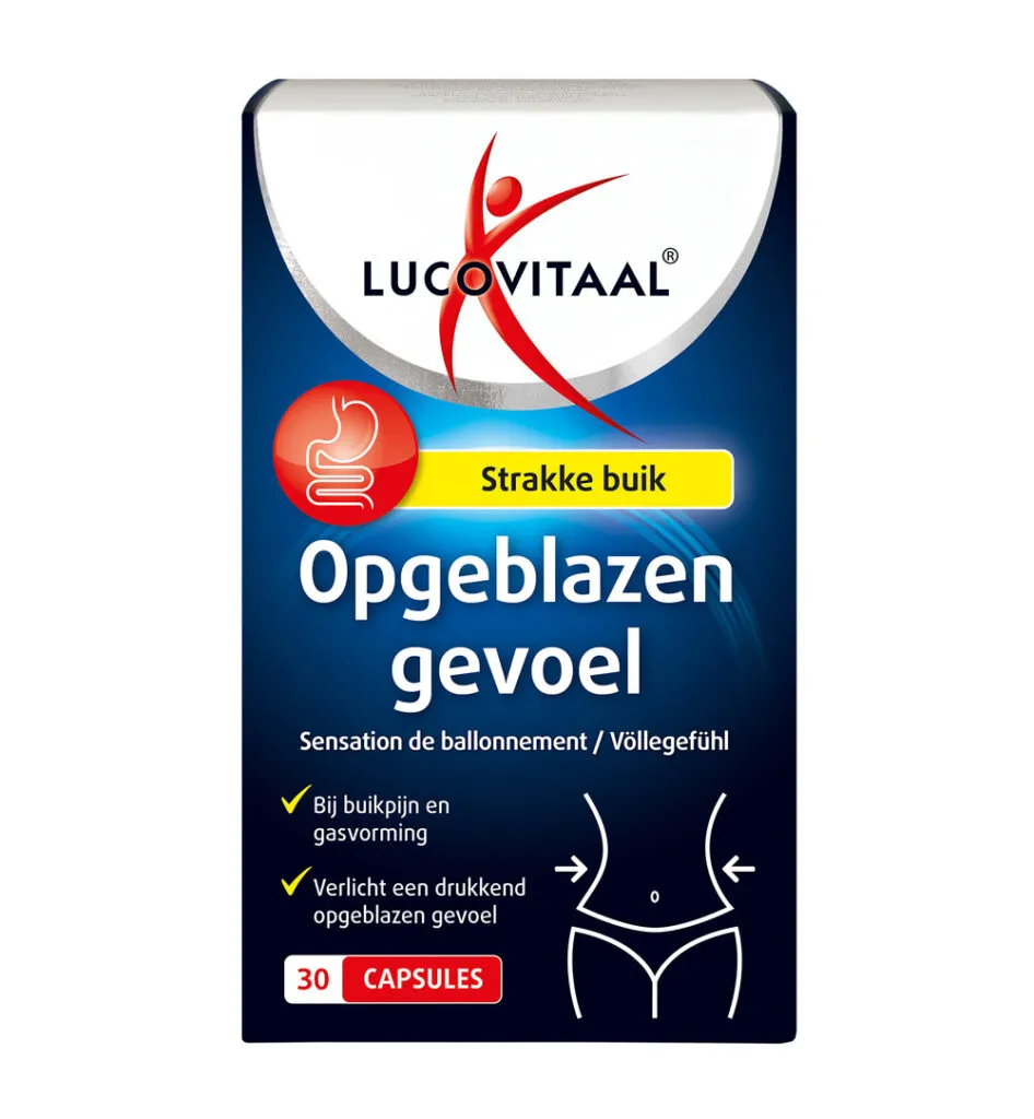Lucovitaal Opgeblazen Gevoel (30 capsules)