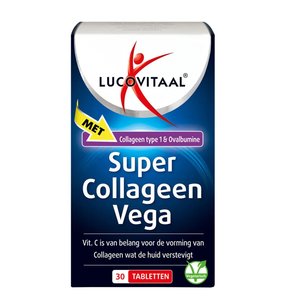 Lucovitaal Super Collageen Vega (30 tabletten)