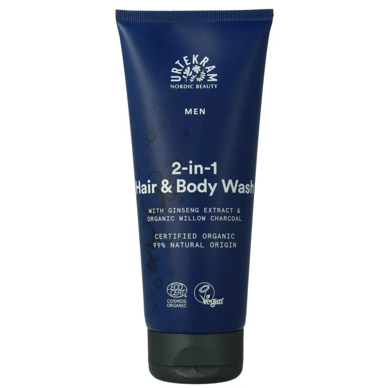 Urtekram Men haar en body wash (200 ml)