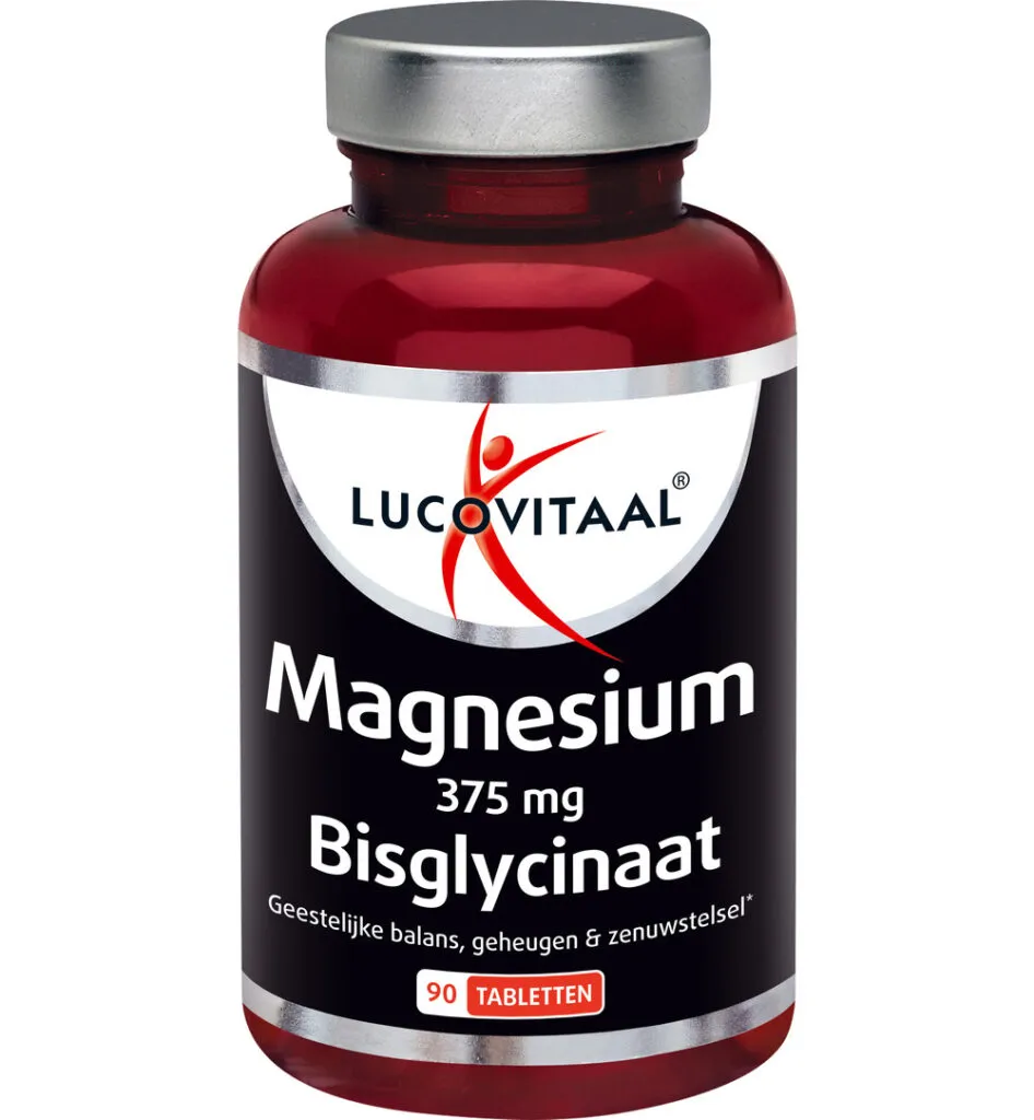 Lucovitaal Magnesium 375mg Bisglycinaat (90 tabletten)