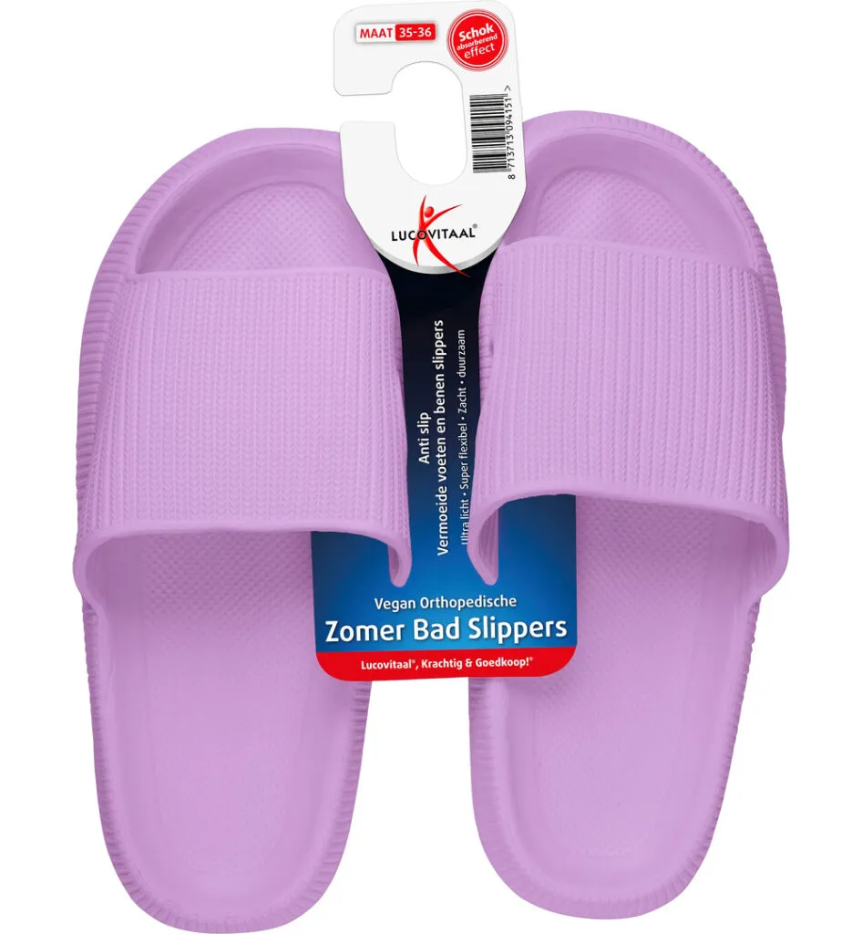 Lucovitaal Orth. Badslippers 35-36 Roze (1 paar)