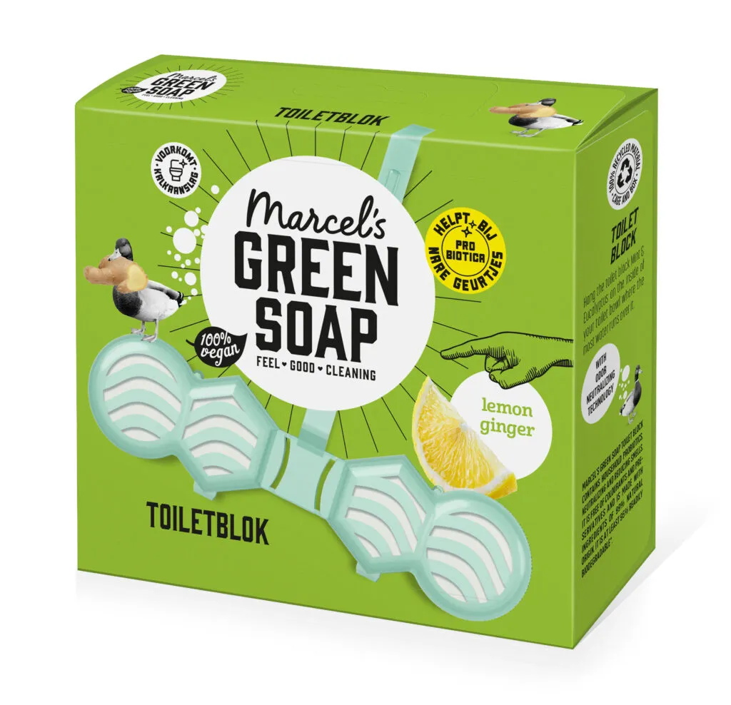 Marcel's Green Soap Toiletblok Citroen & Gember (35 gr)