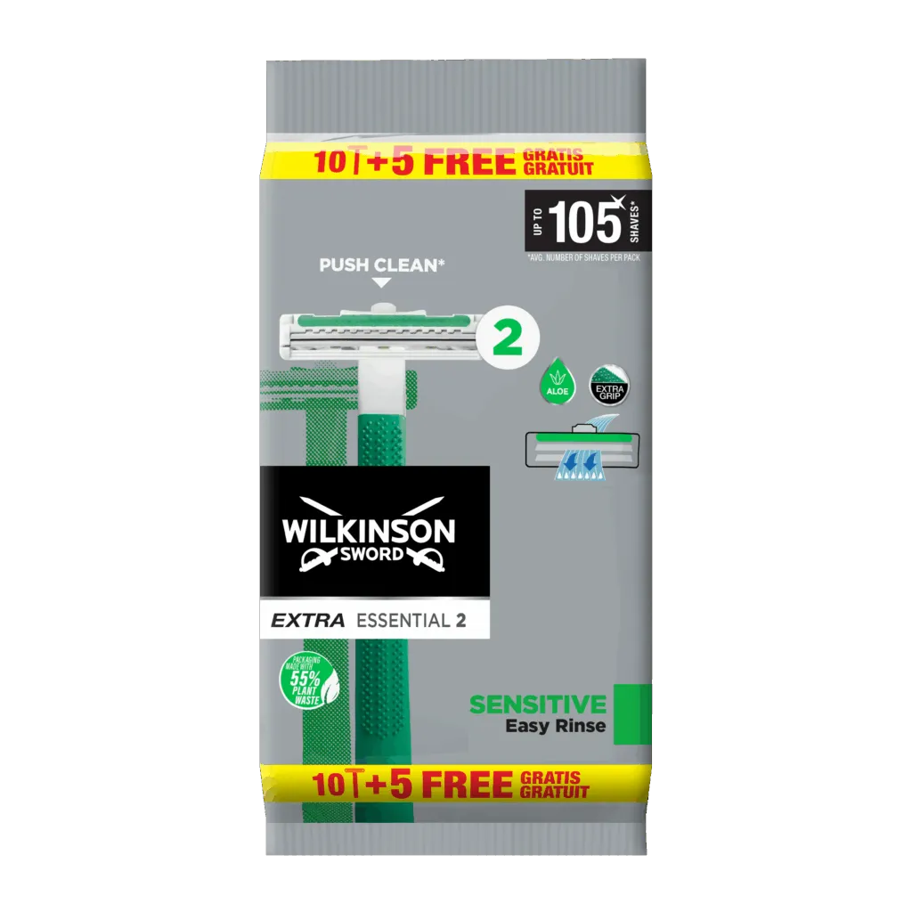 Wilkinson Extra Essential 2 Sensitive (15 stuks)