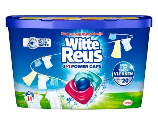 Witte Reus 3+1 Power Caps (14 stuks)