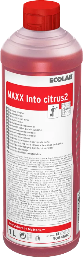 Ecolab Sanitairreiniger Maxx Into Citrus2 (1000 ml)