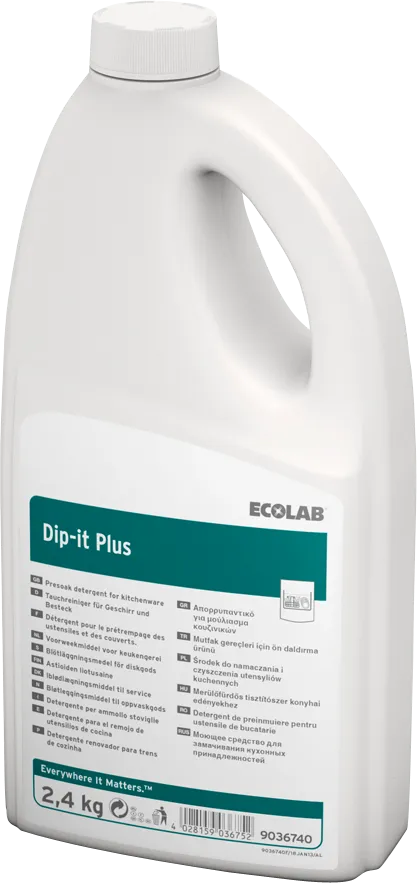 Ecolab Vaatwasmiddel Dip-It Plus (2400 gr)