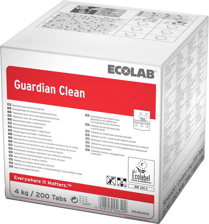 Ecolab Vaatwasmiddel Guardian Clean (200 tabletten)