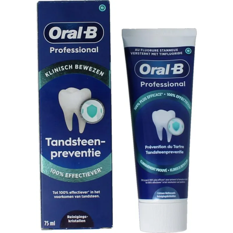 Oral B Tandpasta Professional Tandsteencontrole (75 ml)