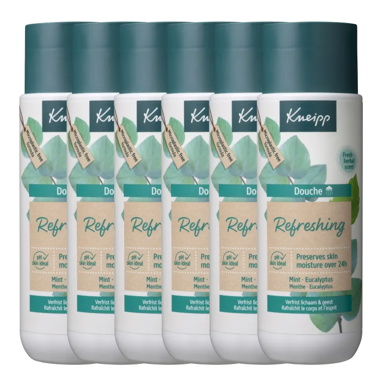 6x Kneipp Refreshing douche (200 ml)