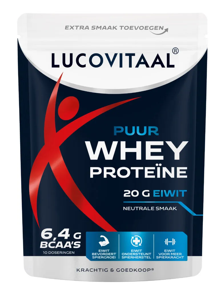 Lucovitaal Proteïne Whey poeder Puur (Vega) (250 gr)