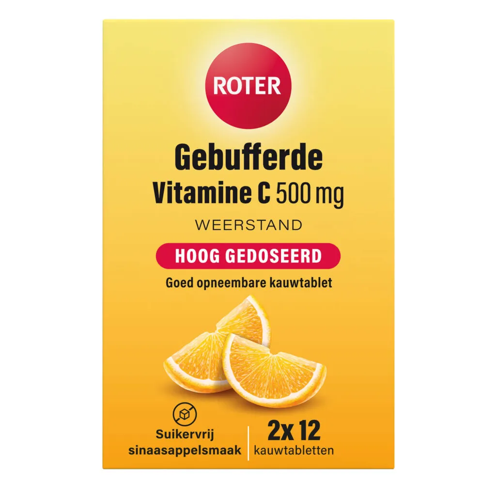 Roter Gebufferde Vitamine C 500mg (24 kauwtabletten)