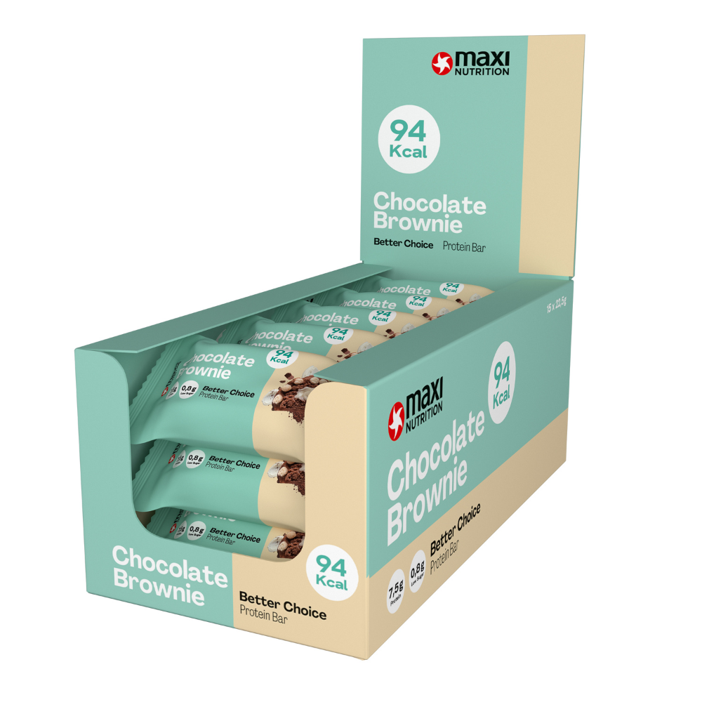 15x Maxi Nutrition Better Choice Chocolate Brownie (22,5 gr)